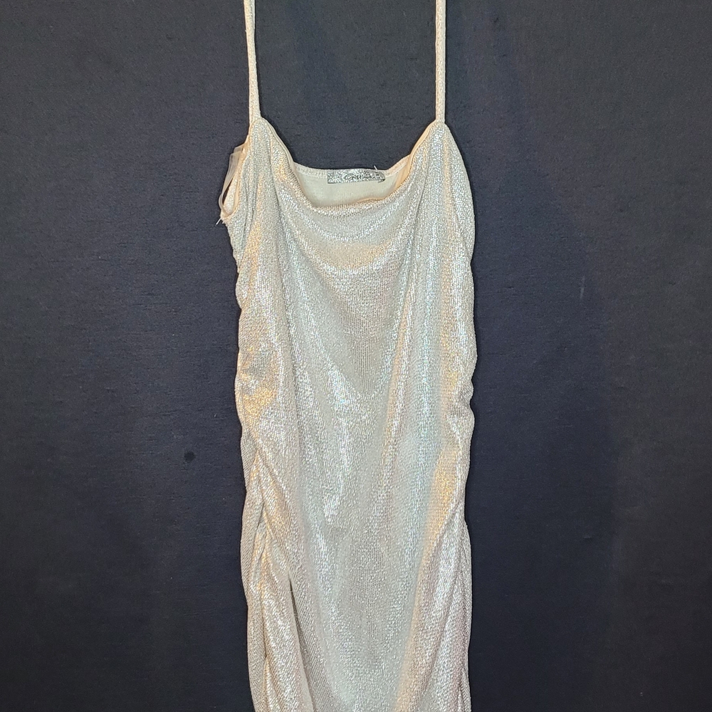 Elegant Cream Mini Dress